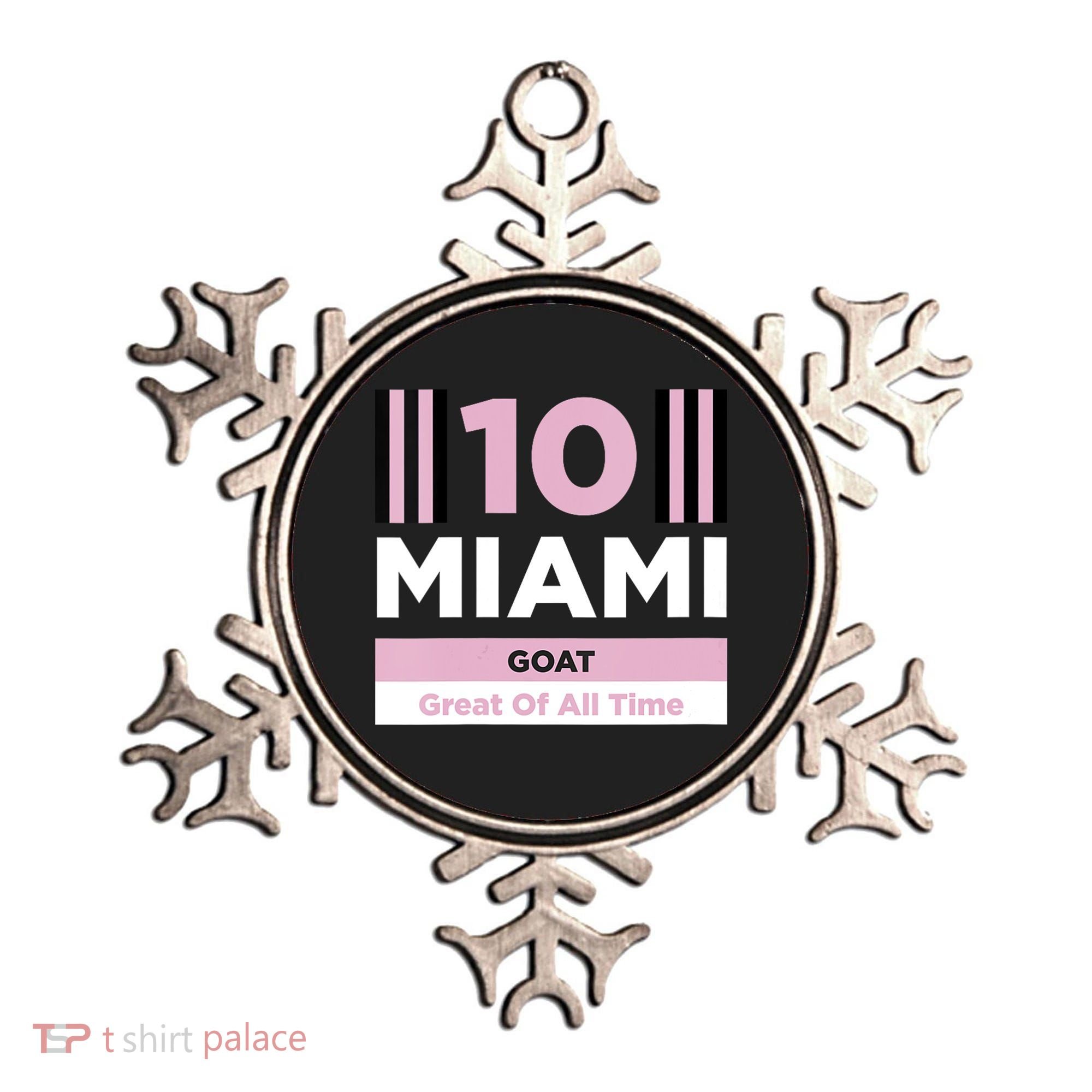 Miami 10 GOAT Ornament