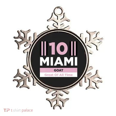 Miami 10 GOAT Ornament