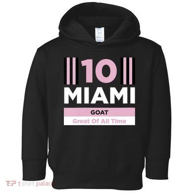 Miami 10 GOAT Toddler Hoodie
