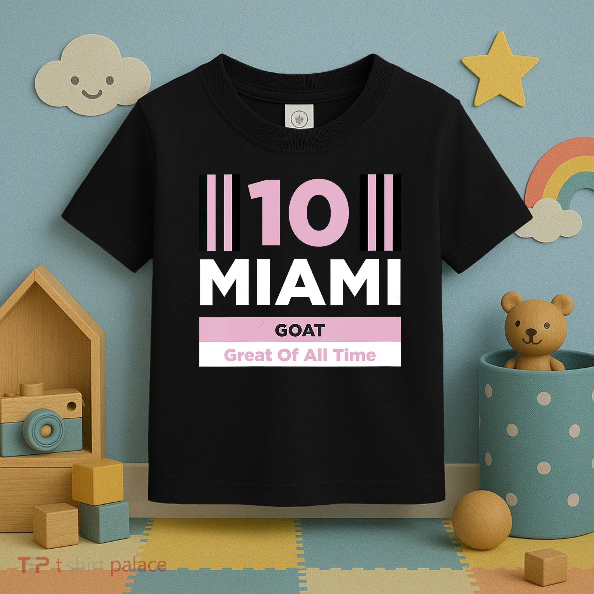 Miami 10 GOAT Toddler T-Shirt