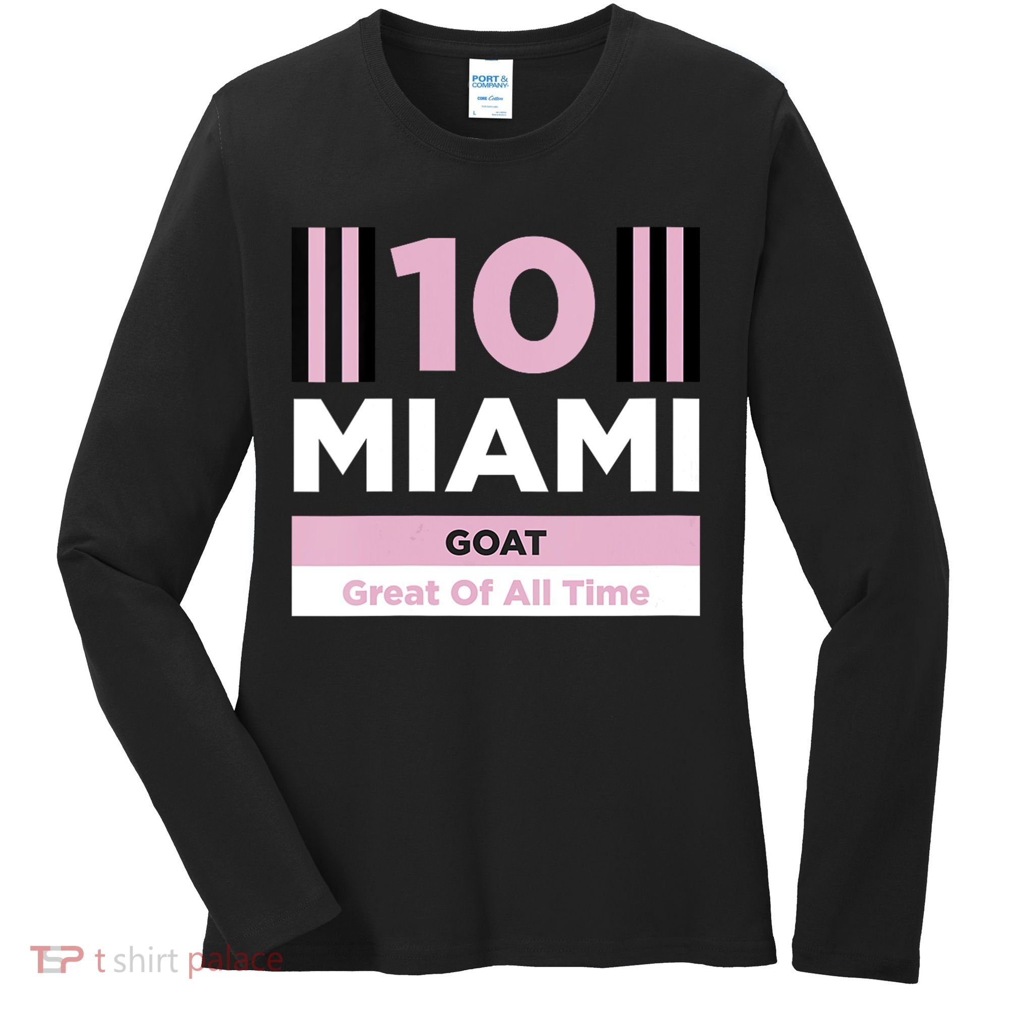 Miami 10 GOAT Women's Long Sleeve Shirt