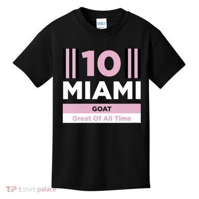 Miami 10 GOAT Kids T-Shirt
