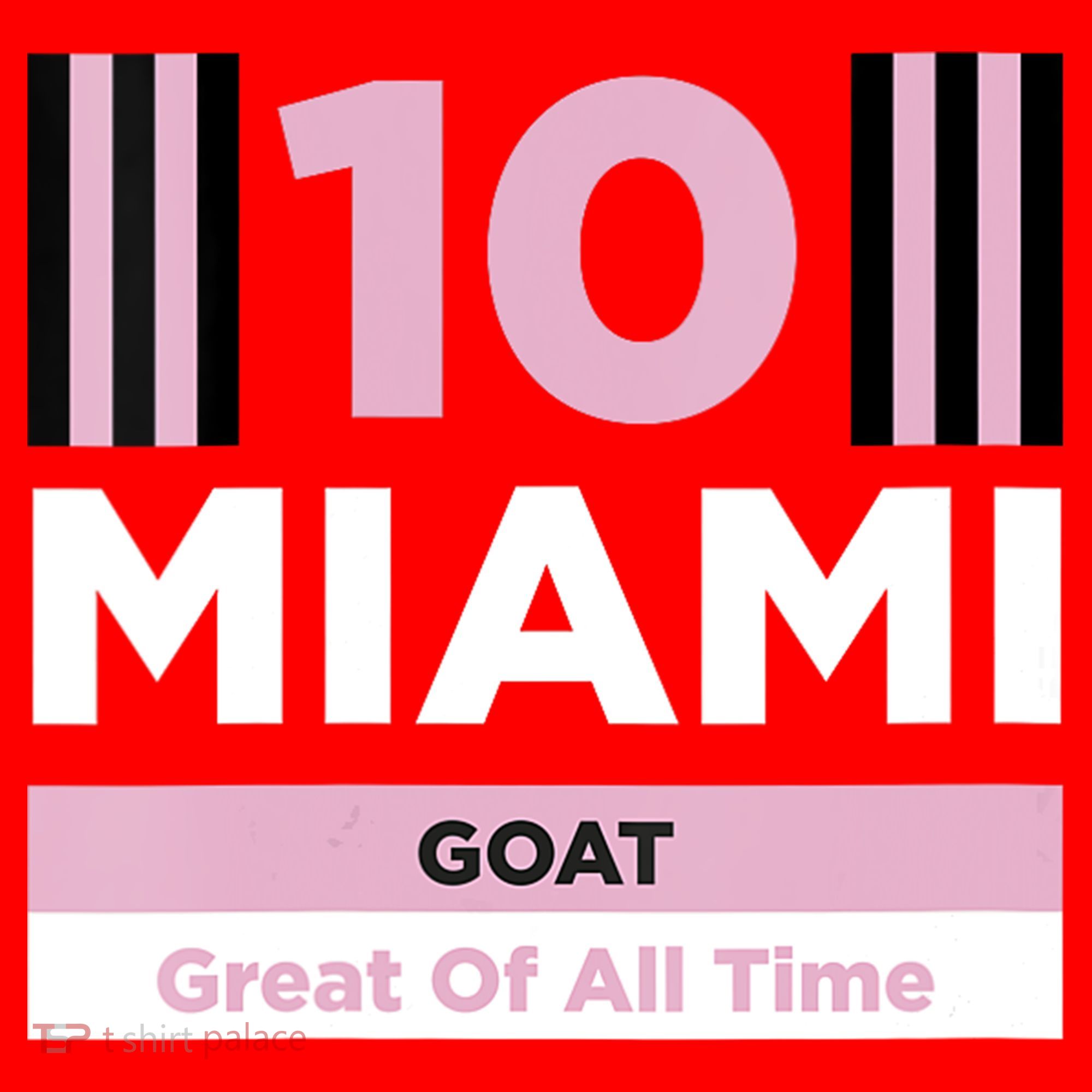 Miami 10 GOAT Santa Hat