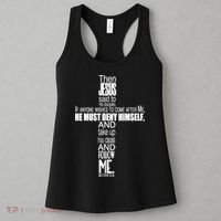 Matthew 16:24 Jesus Said Follow Me Cross Women's Tank Top thumb 3