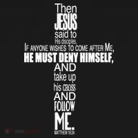 Matthew 16:24 Jesus Said Follow Me Cross Women's Tank Top thumb 5