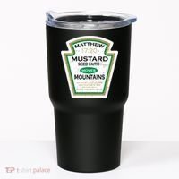 Matthew 17:20 Mustard Label Tumbler thumb 0
