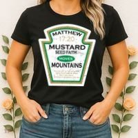 Matthew 17:20 Mustard Label Women's T-Shirt thumb 2