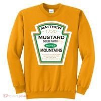 Matthew 17:20 Mustard Label Sweatshirt thumb 0