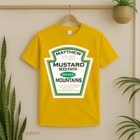 Matthew 17:20 Mustard Label T-Shirt thumb 2