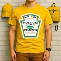 Matthew 17:20 Mustard Label T-Shirt thumb 6