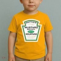Matthew 17:20 Mustard Label Toddler T-Shirt thumb 2