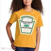 Matthew 17:20 Mustard Label Kids T-Shirt thumb 2