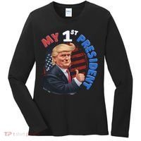 My 1st President Women's Long Sleeve Shirt thumb 0