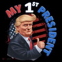 My 1st President Kids T-Shirt thumb 4