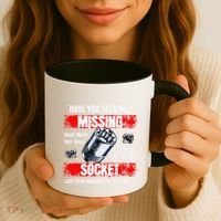 Missing 10mm Socket Funny Mechanics Lifestyle Cartruck Gift Coffee Mug thumb 3