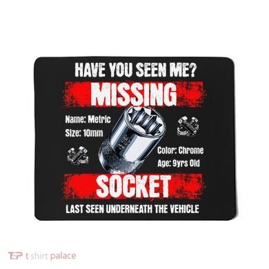 Missing 10mm Socket Funny Mechanics Lifestyle Cartruck Gift Mousepad