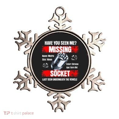 Missing 10mm Socket Funny Mechanics Lifestyle Cartruck Gift Ornament