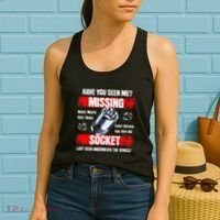 Missing 10mm Socket Funny Mechanics Lifestyle Cartruck Gift Women's Tank Top thumb 2