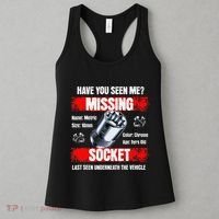 Missing 10mm Socket Funny Mechanics Lifestyle Cartruck Gift Women's Tank Top thumb 3