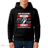 Missing 10mm Socket Funny Mechanics Lifestyle Cartruck Gift Kids Hoodie thumb 4