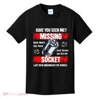 Missing 10mm Socket Funny Mechanics Lifestyle Cartruck Gift Kids T-Shirt thumb 0