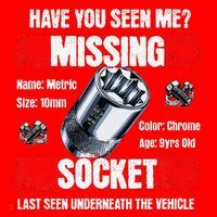 Missing 10mm Socket Funny Mechanics Lifestyle Cartruck Gift Santa Hat thumb 1