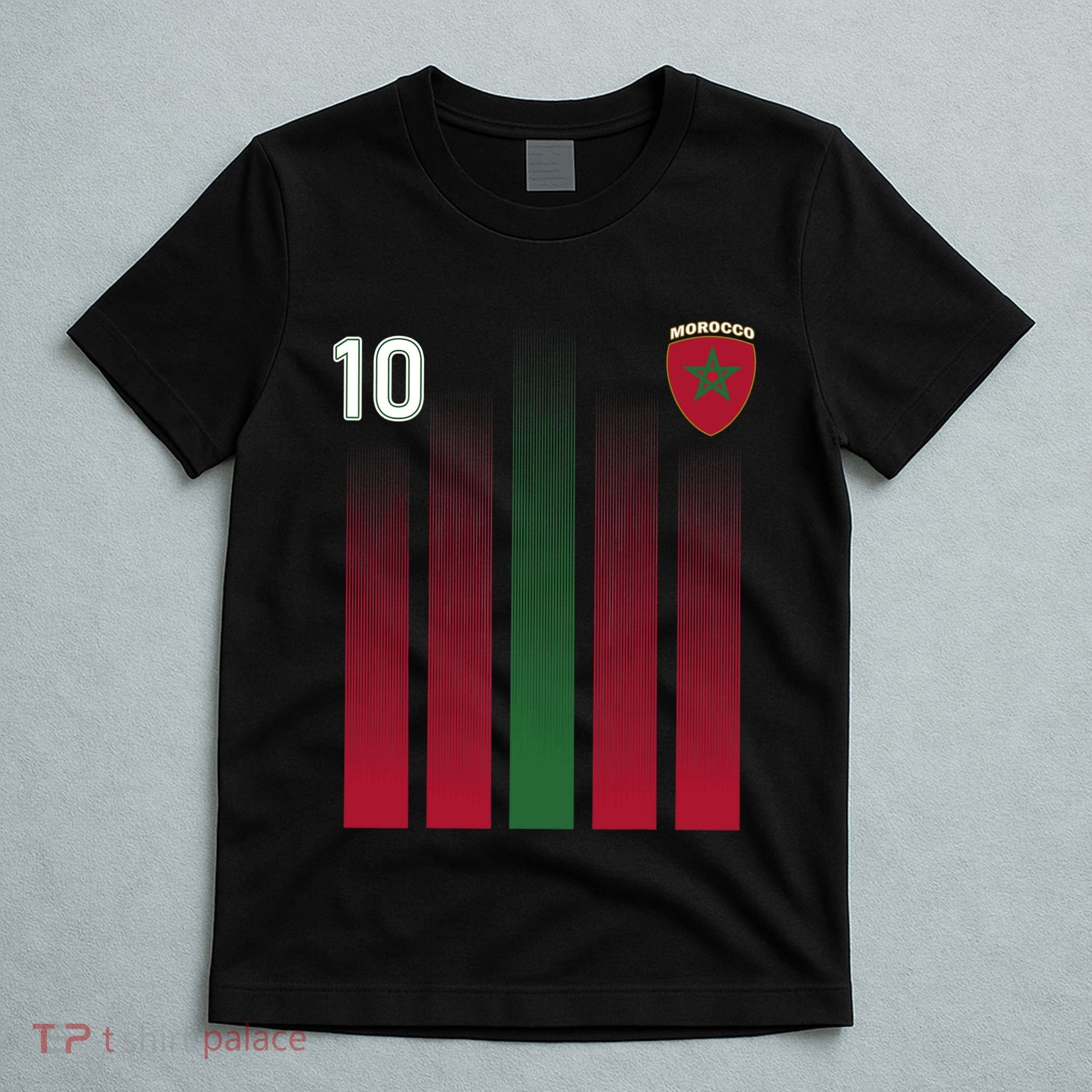 Morocco 10 Soccer Jersey Morocco Football Fan Soccer T-Shirt