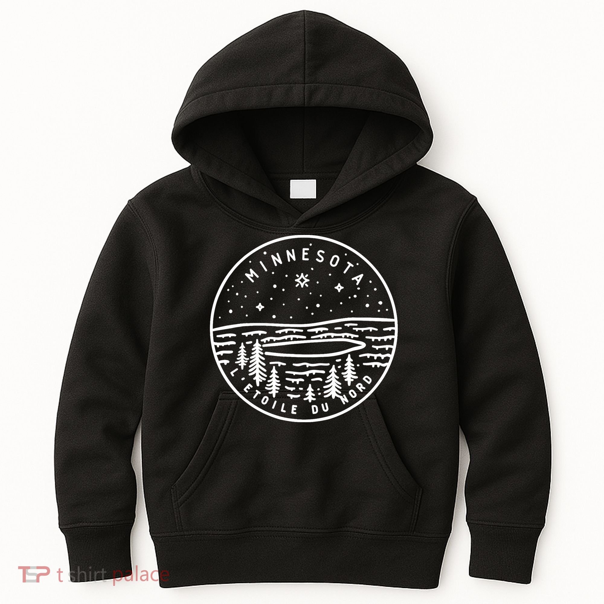 Minnesota 1858 State Of Minnesota Kids Hoodie