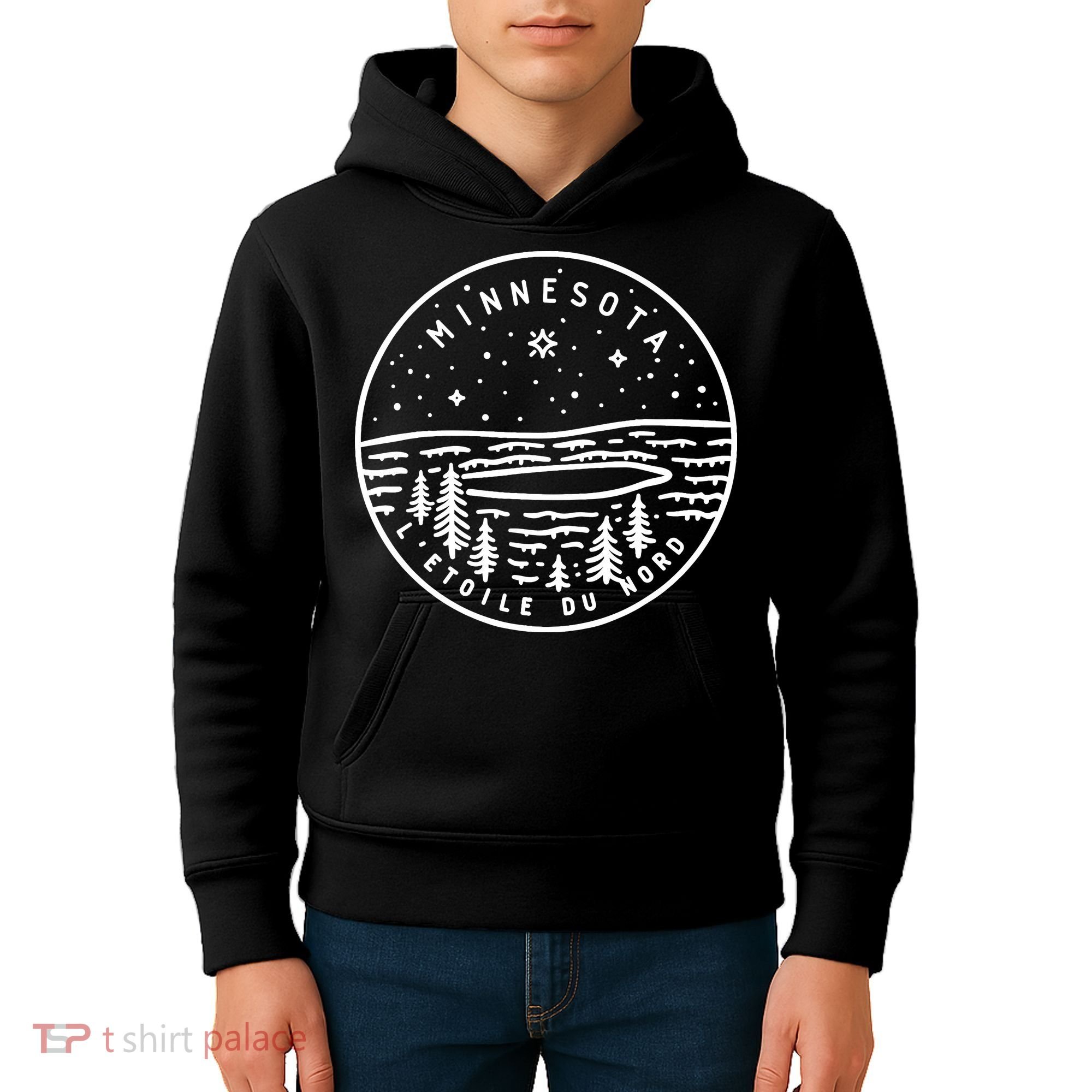 Minnesota 1858 State Of Minnesota Kids Hoodie