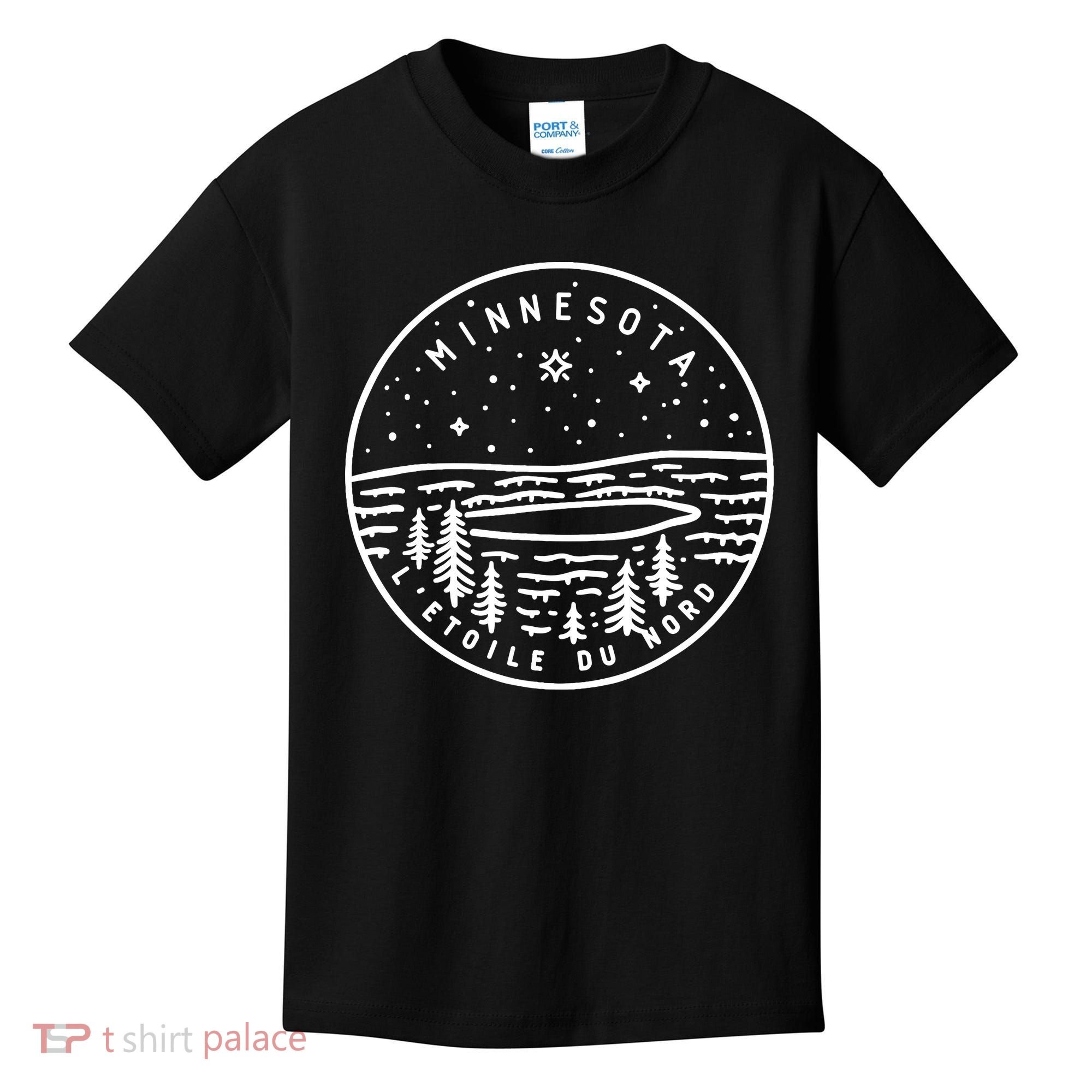 Minnesota 1858 State Of Minnesota Kids T-Shirt