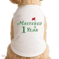 Mastered 1 Year Birthday, Golf, 1st Birthday Doggie Tank thumb 0
