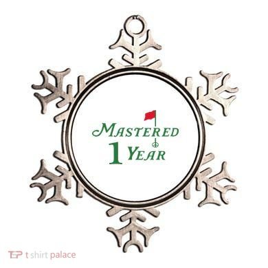 Mastered 1 Year Birthday, Golf, 1st Birthday Ornament