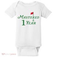 Mastered 1 Year Birthday, Golf, 1st Birthday Baby Bodysuit thumb 0