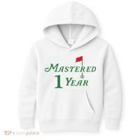 Mastered 1 Year Birthday, Golf, 1st Birthday Kids Hoodie thumb 0