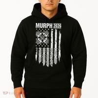 Murph 2026 Barbell American Flag Hoodie thumb 2