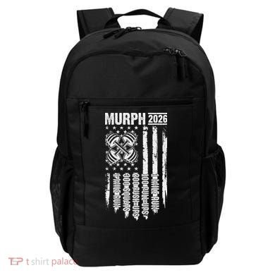Murph 2026 Barbell American Flag Backpack
