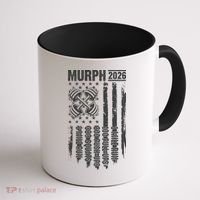 Murph 2026 Barbell American Flag Coffee Mug thumb 1