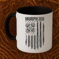 Murph 2026 Barbell American Flag Coffee Mug thumb 2