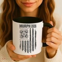 Murph 2026 Barbell American Flag Coffee Mug thumb 3