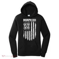 Murph 2026 Barbell American Flag Women's Hoodie thumb 0