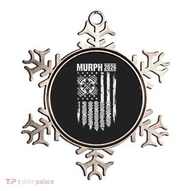 Murph 2026 Barbell American Flag Ornament