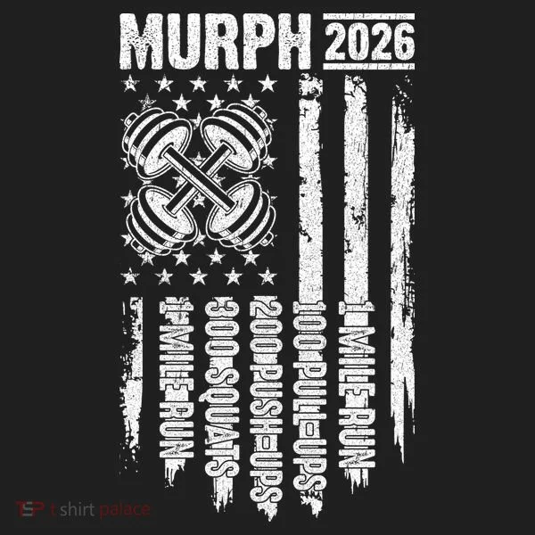 Murph 2026 Barbell American Flag Hat