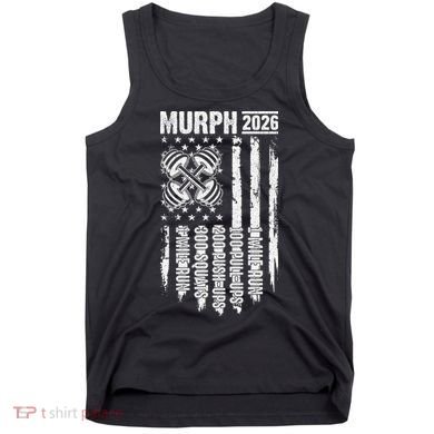 Murph 2026 Barbell American Flag Tank Top
