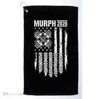 Murph 2026 Barbell American Flag Golf Towel thumb 0