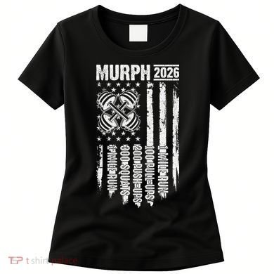 Murph 2026 Barbell American Flag Women's T-Shirt