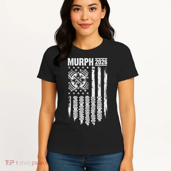 Murph 2026 Barbell American Flag Women's T-Shirt