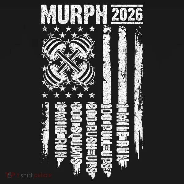 Murph 2026 Barbell American Flag Women's T-Shirt