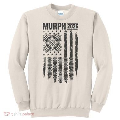 Murph 2026 Barbell American Flag Sweatshirt