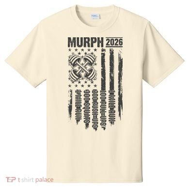 Murph 2026 Barbell American Flag T-Shirt
