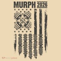 Murph 2026 Barbell American Flag T-Shirt thumb 2